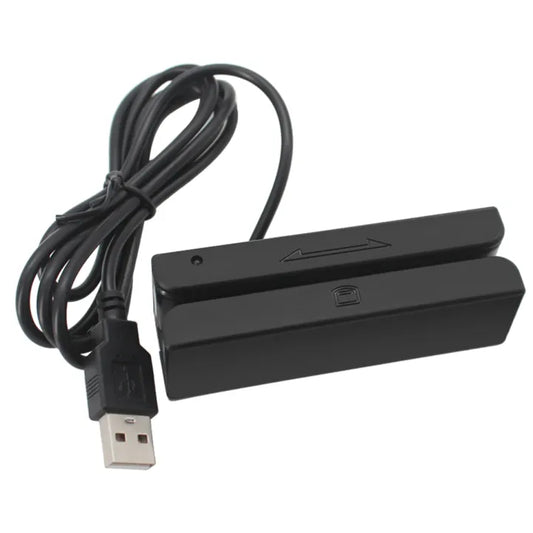 MSR90 USB Magnetic Stripe Card Reader 3-Track Mini Swiper