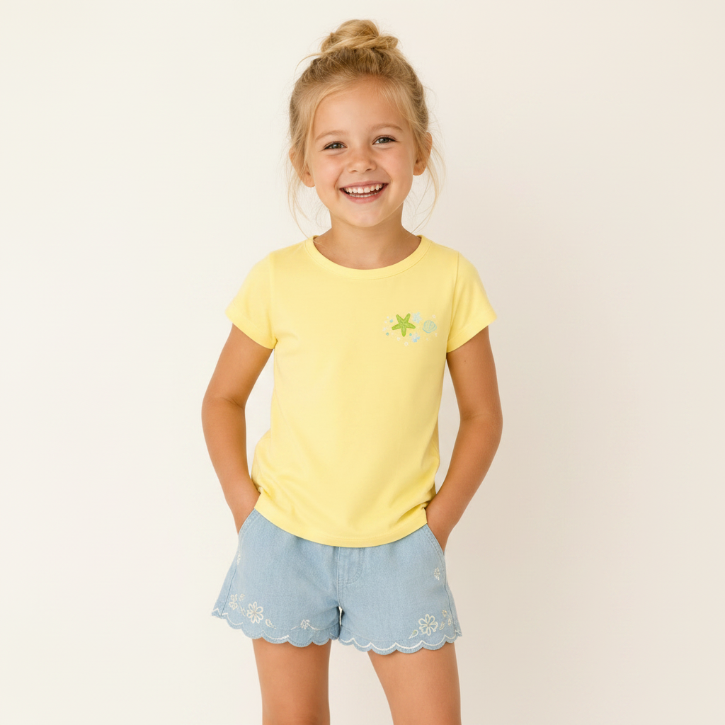 lupilu Girl's Cotton T-Shirt