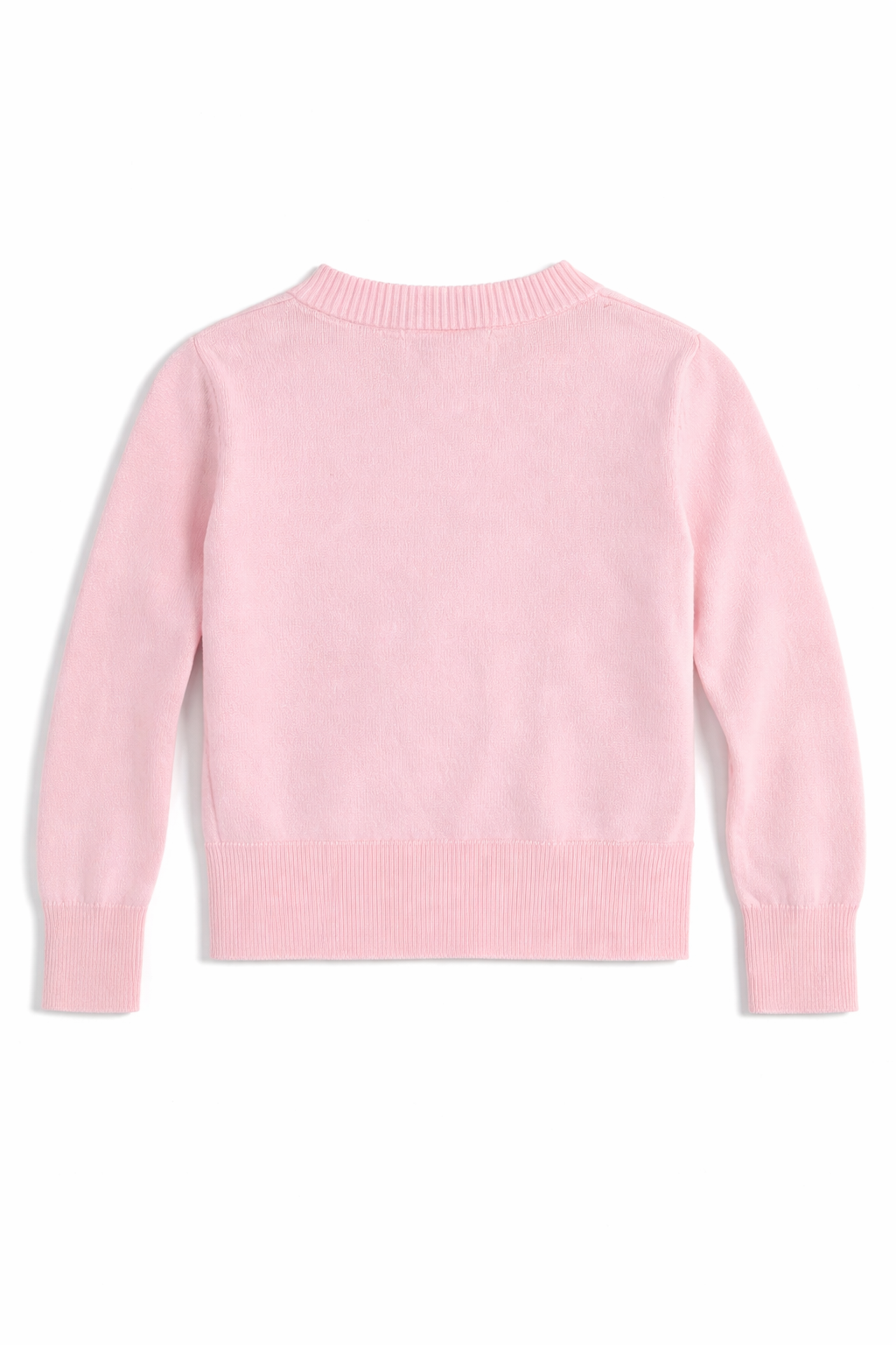 Cat & Jack Girls' Long Sleeve Light Pink Cardigan Sweater