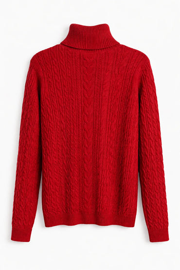 Lands' End Women's Cotton Turtleneck Sweater - Gomix Brands Outlet