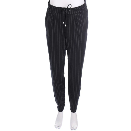 AMISU Women's Comfortable Black Jogger Pants with Drawstring Waist - Gomix Brands Outlet
