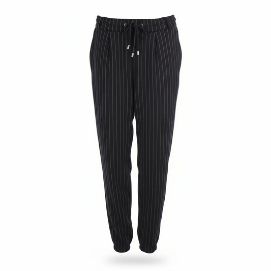 AMISU Women's Comfortable Black Jogger Pants with Drawstring Waist - Gomix Brands Outlet