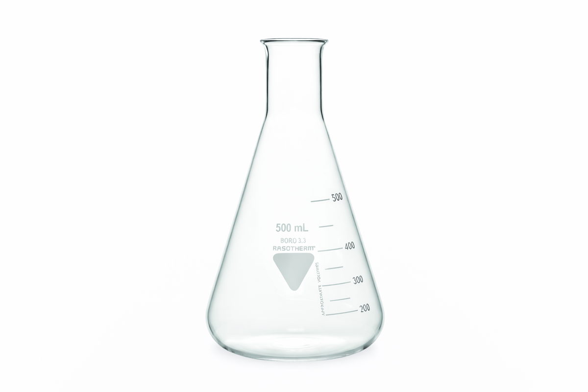 Rasotherm Borosilicate 3.3 Narrow Neck Erlenmeyer Flask