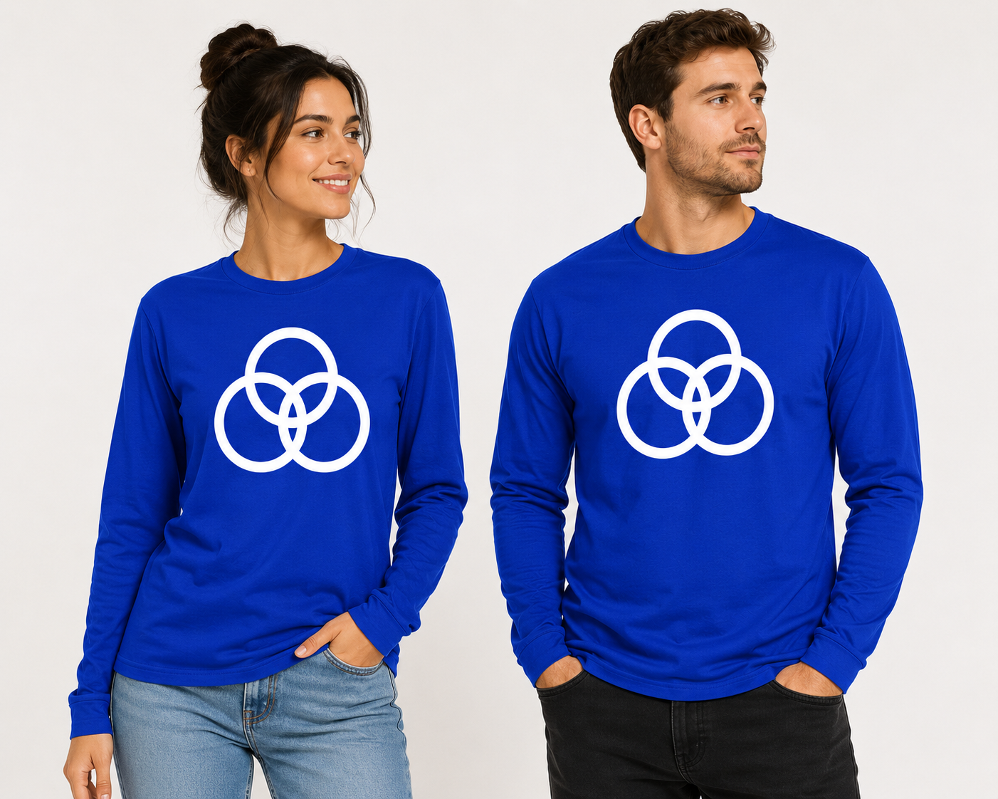 Bonzo Three Rings Long Sleeve Graphic T-Shirt Unisex
