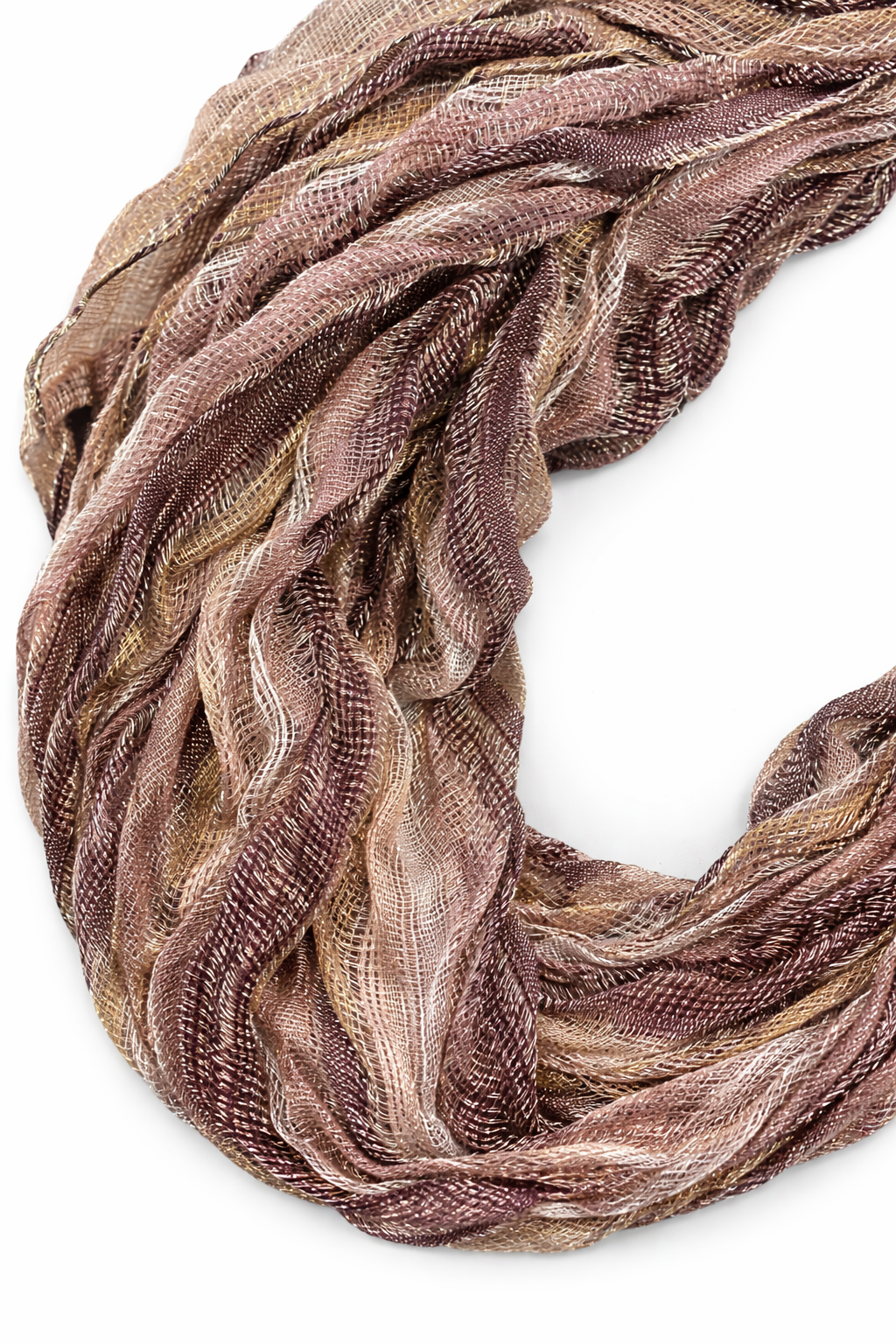Mixit Glitter Infinity Scarf Wistful Mauve One Size
