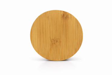 Glass Jar with Bamboo Lid 12 cm