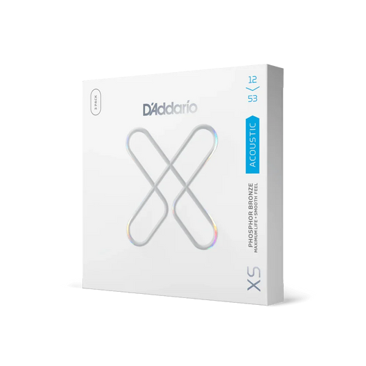 D'Addario XS 12-53 Light Phosphor Bronze Acoustic Guitar Strings 3-Pack - Gomix Brands Outlet