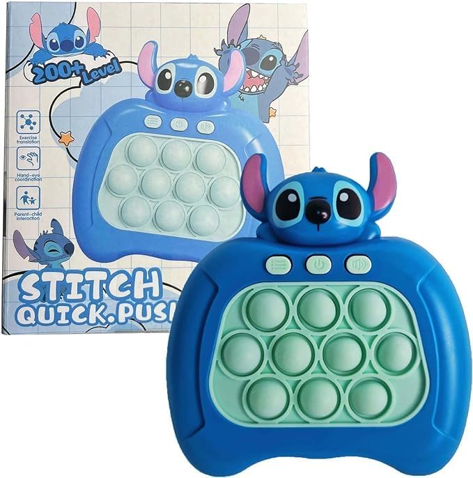 Rimelyn Stitch Pop It Sensory Game for Kids Portable Fidget Toy