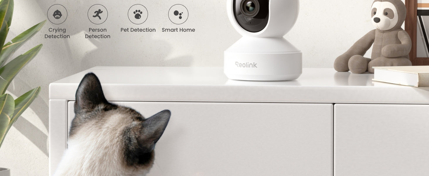 Reolink E1 Zoom 5MP PTZ Indoor Dual-Band WiFi 3X Optical Zoom Security Camera