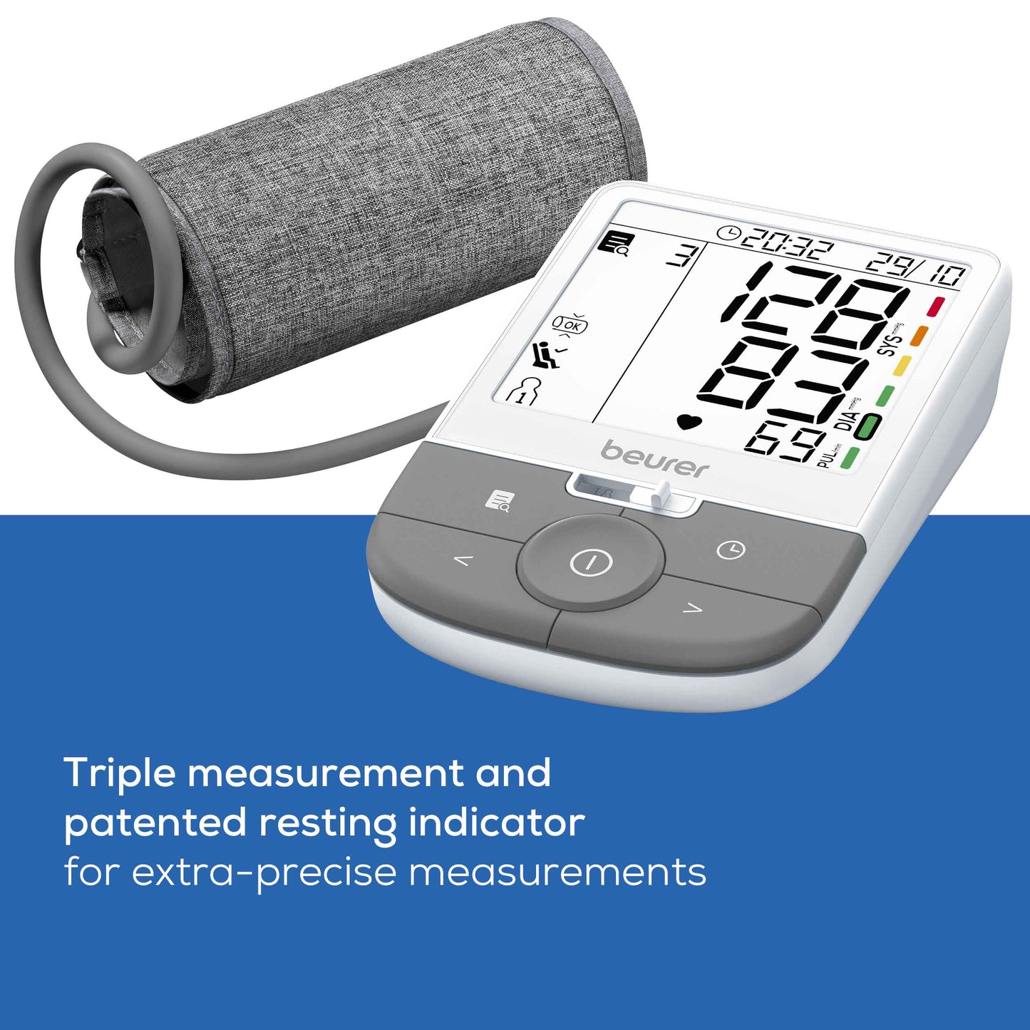 Beurer BM 53 Upper Arm Blood Pressure Monitor with Advanced Arrhythmia Detection