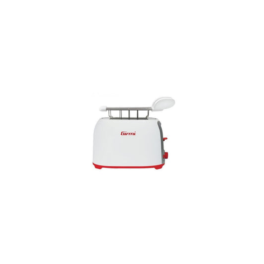 Girmi TP1001 2‑Slice Red & White 750W Toaster