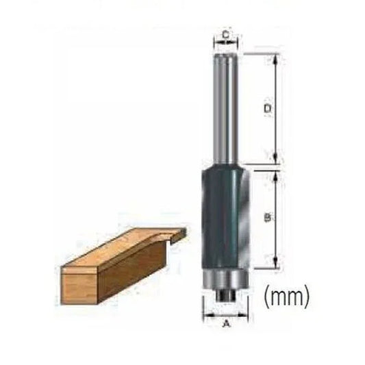 itp Flush Trim Router Bit 8mm x 12.7mm Carbide - Gomix Brands Outlet