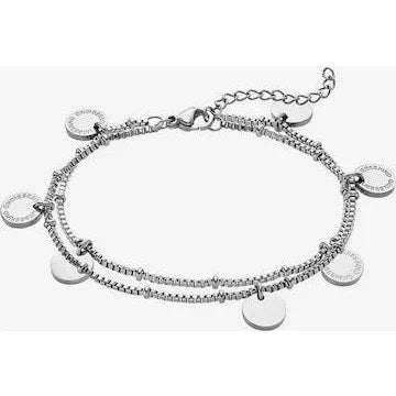 Elegant Liebeskind Berlin Stainless Steel Bracelet with Carabiner Closure - Gomix Brands Outlet