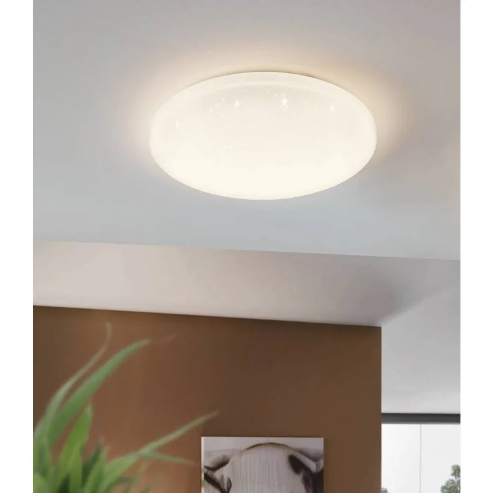 Eglo POGLIOLA-S Modern White LED Ceiling Light 1-Light Source Energy Efficient - Gomix Brands Outlet