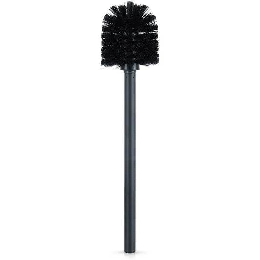 Black 35cm Toilet Brush with Sturdy Bristles for Clean Bowls