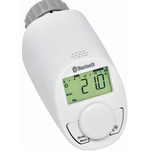 Eqiva Bluetooth Smart Radiator Thermostat – Compact Energy‑Saving App‑Controlled Device - Gomix Brands Outlet
