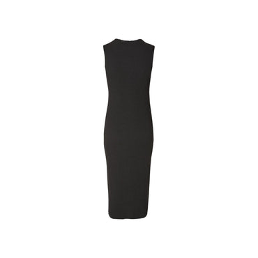 ESMARA Midi Dress Spaghetti Strap Knit Structure