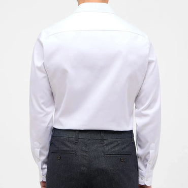 Eterna Slim Fit Cover Shirt – Classic White Formal Dress Shirt - Gomix Brands Outlet