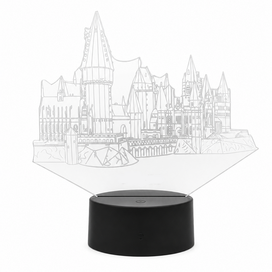 3D Lamp Led Harry Potter Hogwarts