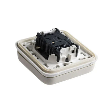 Legrand Plexo Grey 1 Gang Outdoor Plug Socket IP55 16A Type E - Gomix Brands Outlet