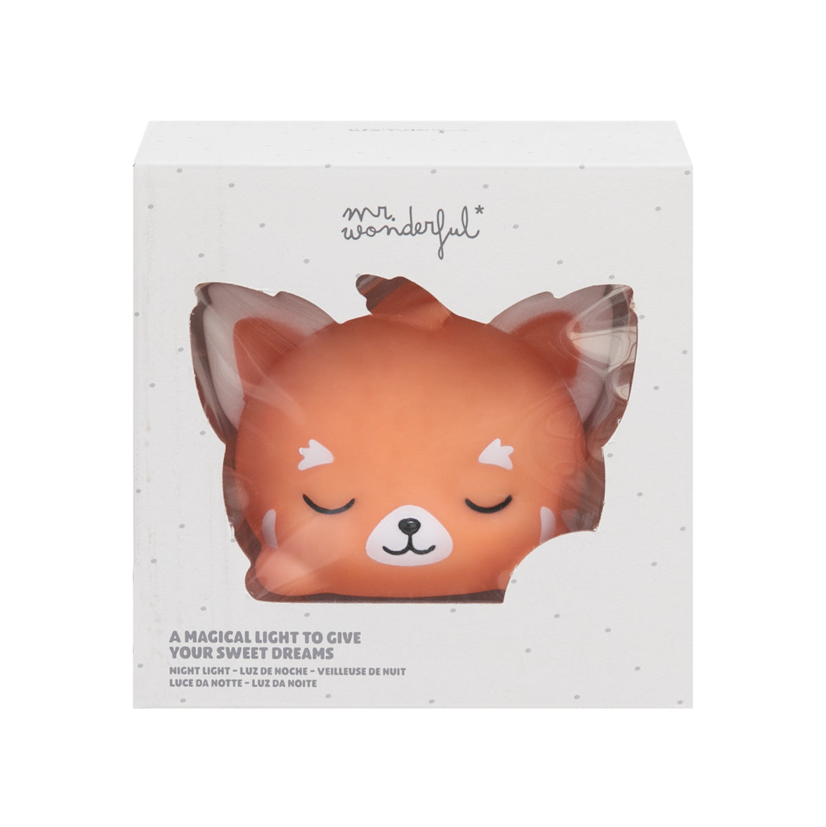 Cute Red Panda Shaped Night Light for Kids