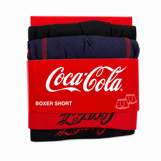 Coca-Cola Cotton Blend Men's Boxer Set - Pack of 2