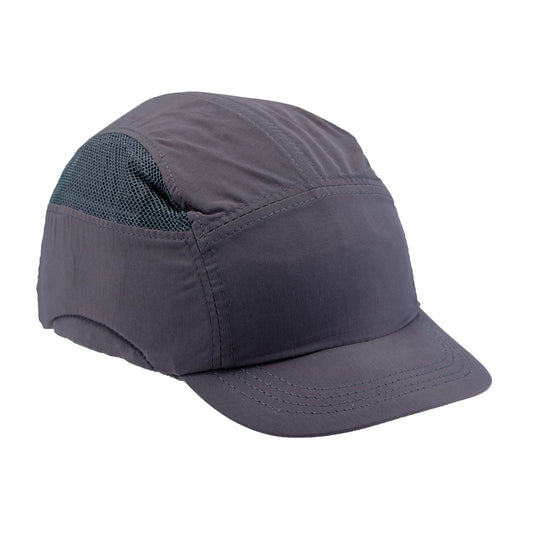 3M First Base Grey Short Peak ABS Protective Bump Cap for Head Safety - Gomix Brands Outlet