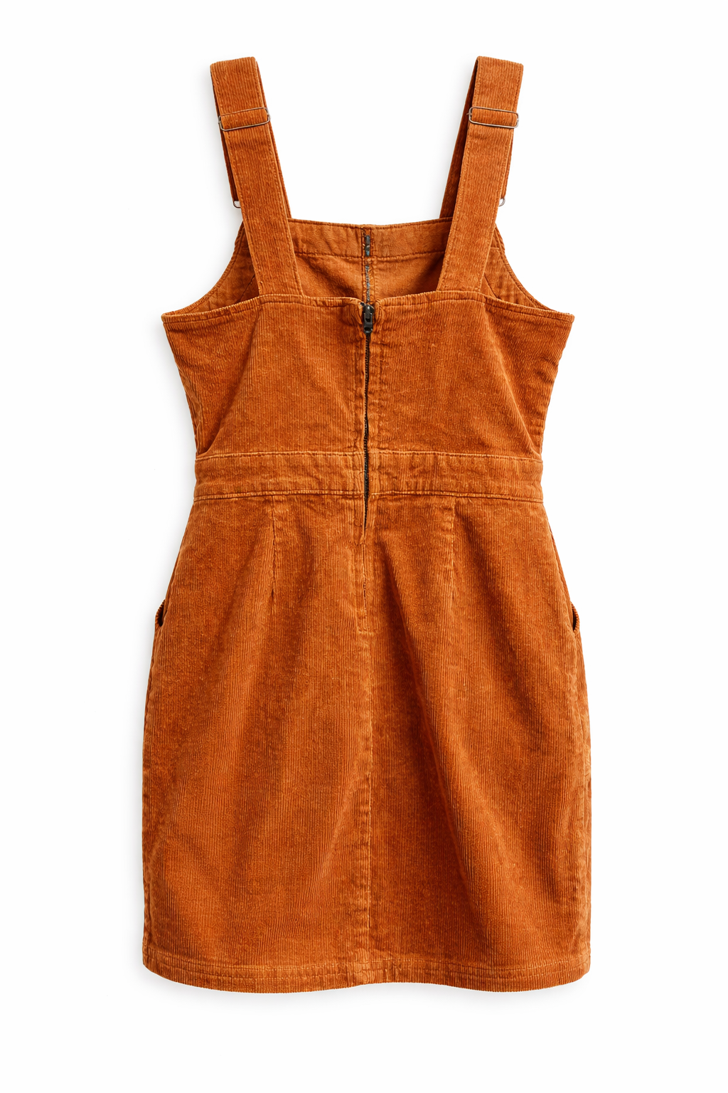 Art Class Girls Burnt Orange Corduroy Overall Dress