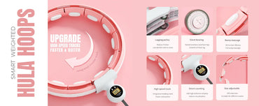 Kmart Smart Weighted Hula Hoop Adjustable Orange Fitness Circle - Gomix Brands Outlet