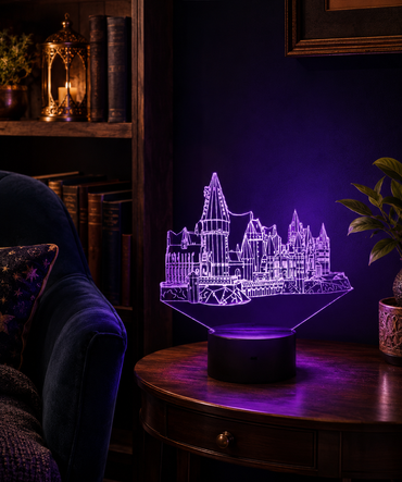 3D Lamp Led Harry Potter Hogwarts