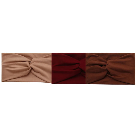3-Pack Stretchy Knit Sport Headbands - Gomix Brands Outlet