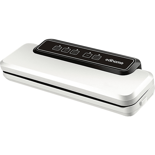 EDIHOME EDIH-0188 Compact White Vacuum Sealer for Food Preservation