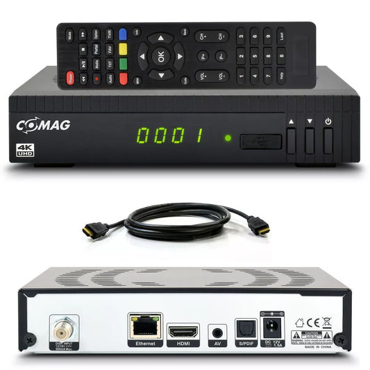 Comag SL30T2 FullHD HEVC Digital DVBT/T2 Receiver Black