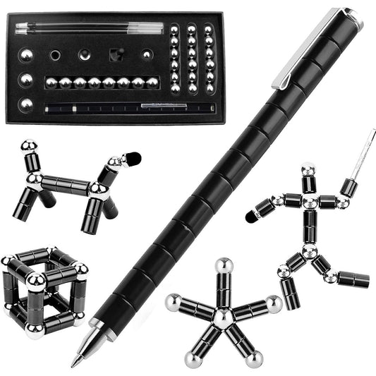 Magnetic Deformable Creative Fidget Pen with Steel Balls
