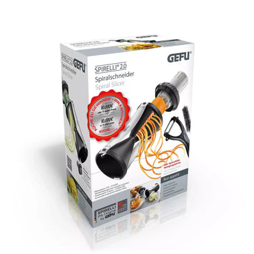 GEFU Spirelli 2.0 Vegetable Spiral Slicer Maker for Zucchini Noodles Carrots - Gomix Brands Outlet