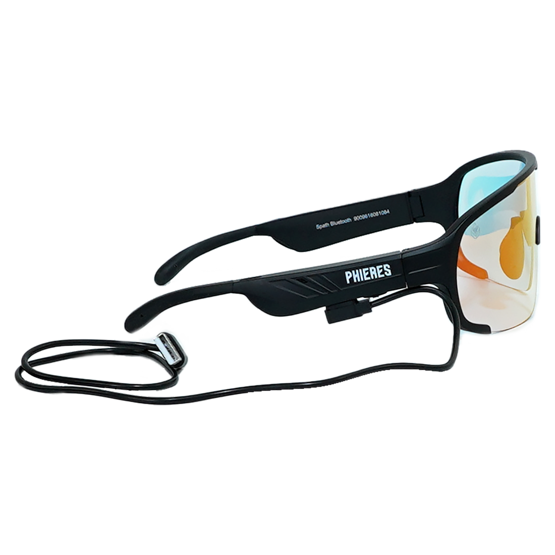 Phieres Spath BT Bluetooth Photochromic Sports Sunglasses with Audio