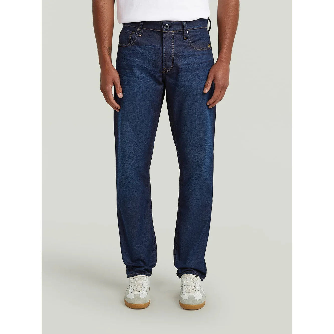 G-Star Men's Classic Straight Fit Dark Blue Denim Jeans - Gomix Brands Outlet