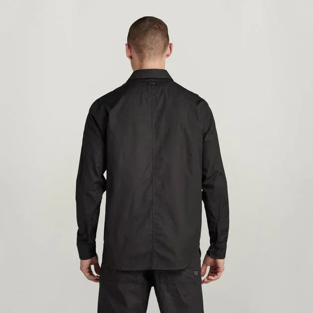 Men's G-Star RAW Black Cargo Regular Shirt | Durable Ripstop Cotton Fabric - Gomix Brands Outlet