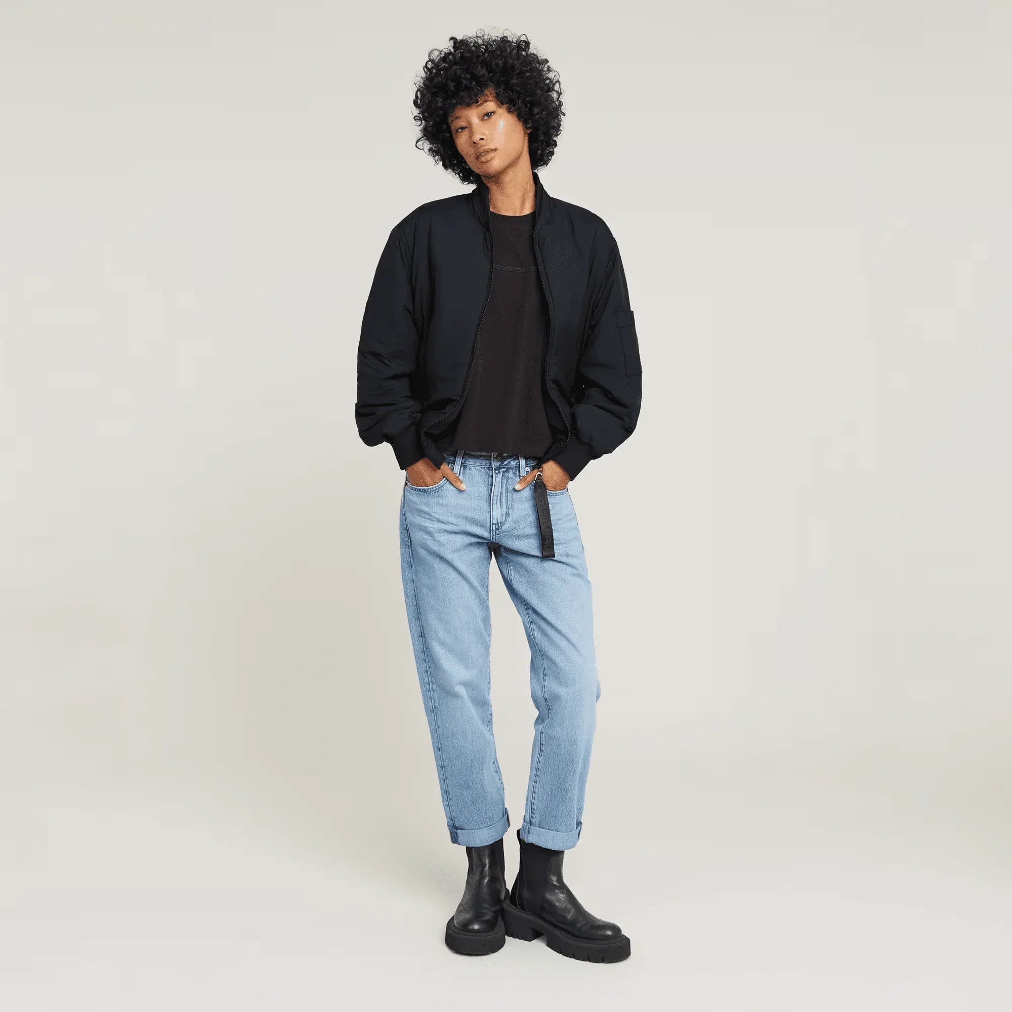 Kate Boyfriend Jeans in Sun Faded Blue Cape g star - Gomix Brands Outlet