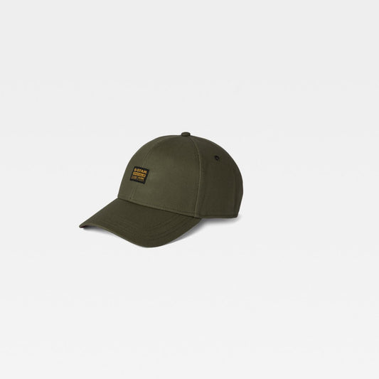 G-Star Originals 6-Panel Baseball Cap in Shadow Olive Cotton