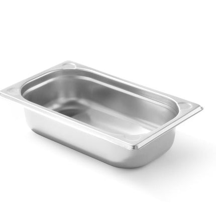 Hendi Kitchen Line GN 1/4 Stainless Steel Gastronorm Container 1.8L 65mm