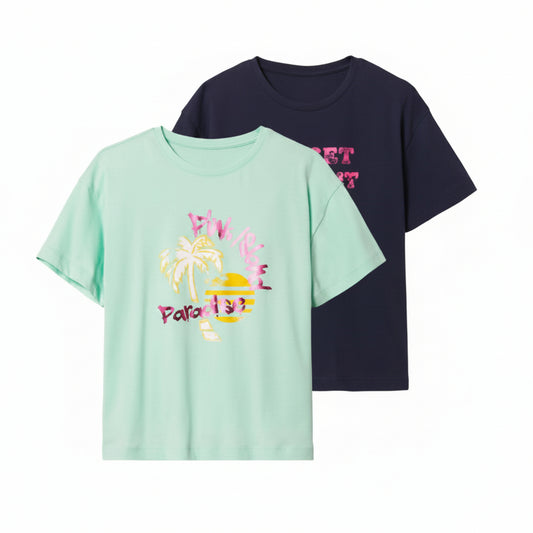 Pepperts!® Girls T‑Shirt Set of 2Pcs