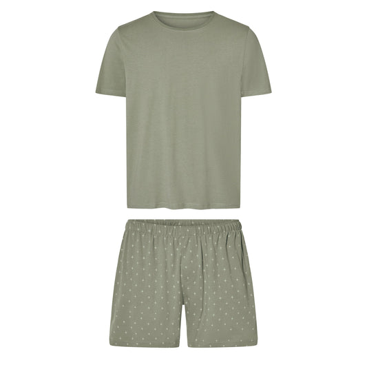 esmara Men's Pajama Set Dots/Khaki L (52/54)