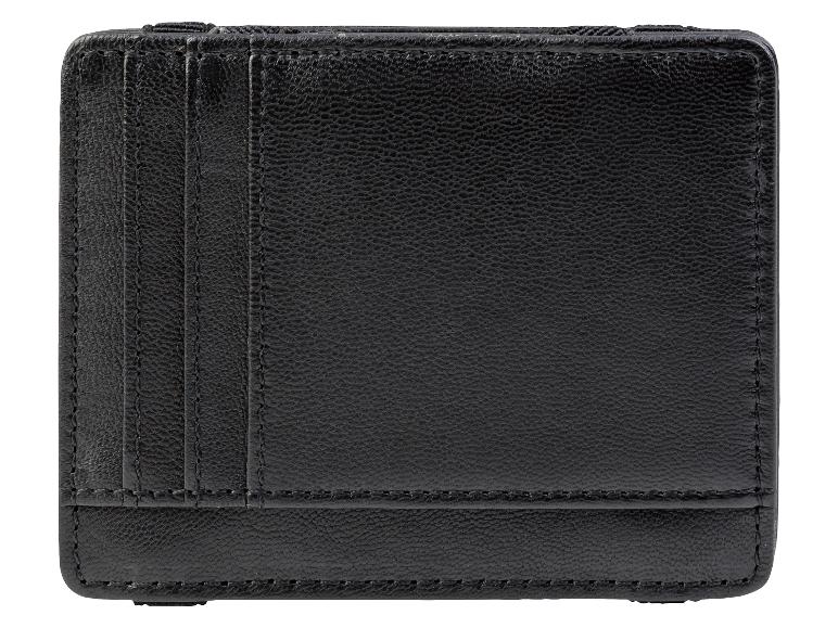 LIVERGY Men's Genuine Leather Magic Wallet & Classic Bi-Fold Design