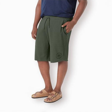 LIVERGY® Men's Plus Size Shorts Dark Green