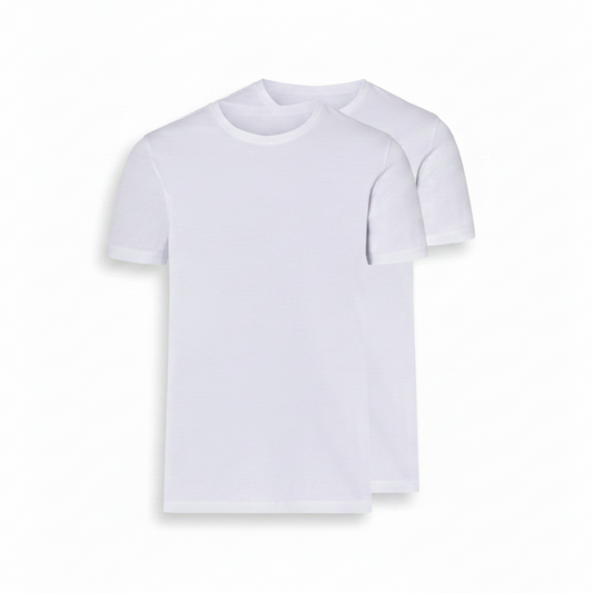 ESMARA MEN Herren T‑Shirts 5‑Pack Round‑Neck 100 % Cotton