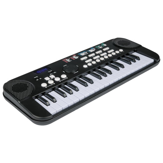 Portable Electronic Keyboard: 37-Key Digital Piano with 100 Sounds & Rhythms