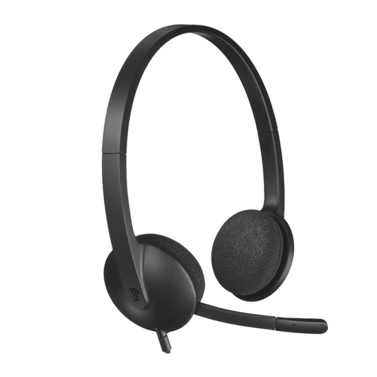 Logitech H340 USB PC Headset with Noise-Canceling Mic for Clear Digital Audio - Gomix Brands Outlet