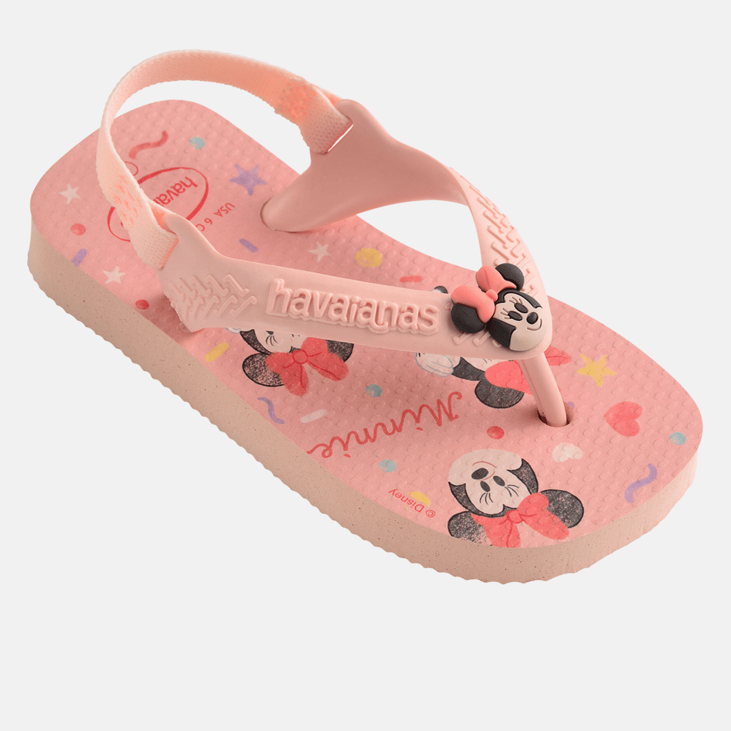 Havaianas Baby Disney Classics Mickey Minnie Secure Toddler Flip Flops