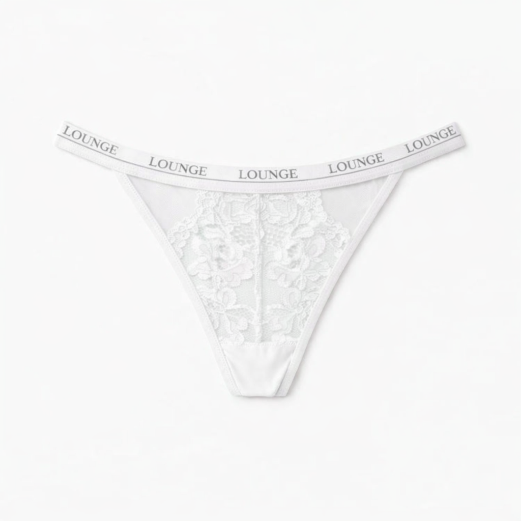lounge Premium Floral Lace String Lingerie for Women by NaturPur